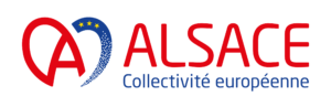Logo de la collectivité européenne d'Alsace coeur